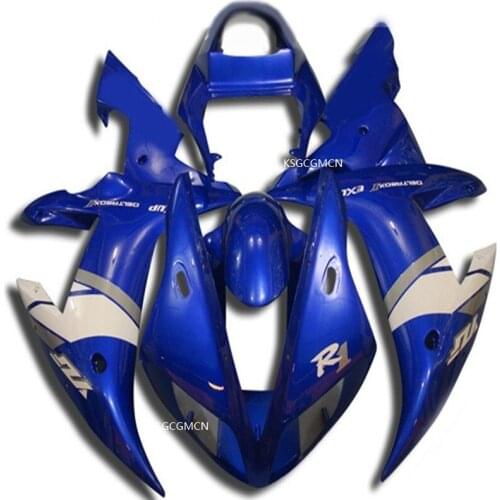 100% ABS Plastic Full Motorcycle Fairings For Yamaha YZF R1 2002-2003 YZF R1 02-03 Injection Blue white parts