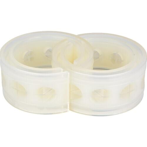 2pc Transparent Car Shock Absorber Buffer Spring Bumper Cushion Extend Absorber Life Improve Braking Efficiency