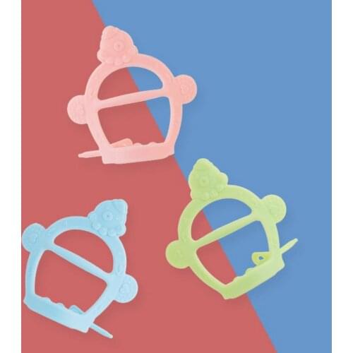 200pcs 3 Colors Nontoxic Silicone Baby Kids Child Finger Guard Stop Thumb Sucking Wrist Band