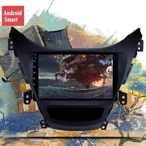 6G + 128G Android 10.0 Car DVD Player For Hyundai Elantra 2011 2012 2013 Car Radio GPS Navigation RDS IPS Multimedia Player 2din