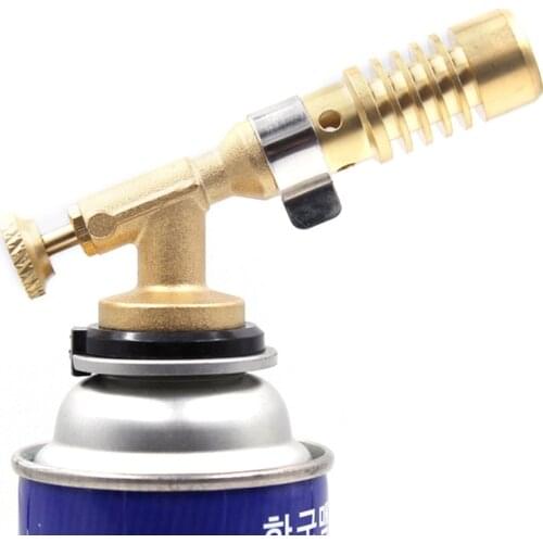 Nice Adjustable High Temperature Gas High Temperature Brass Gas Turbo Torch Aluminum Brazing Propane Weld Plumbing
