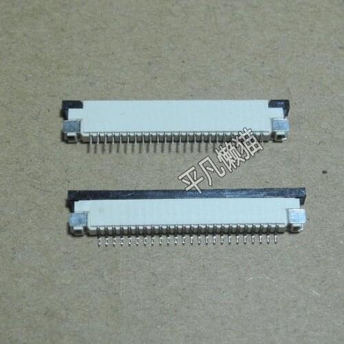 FPC 24 pin 1.0MM pitch Lower connection Pull socket Notebook Start touch keyboard buckle seat