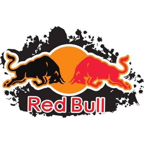 Interesting Bull Fight Car Sticker Vinyl PVC Cover Scratches Waterproof Anti-UV Car Window Body Decorative Stickers Accessories