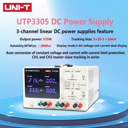 UNI-T UTP3305 32V/5A DC Power Supply Multi-Channel Linear Precision Variable Adjustable Digital For Phone Computer Repair Shop
