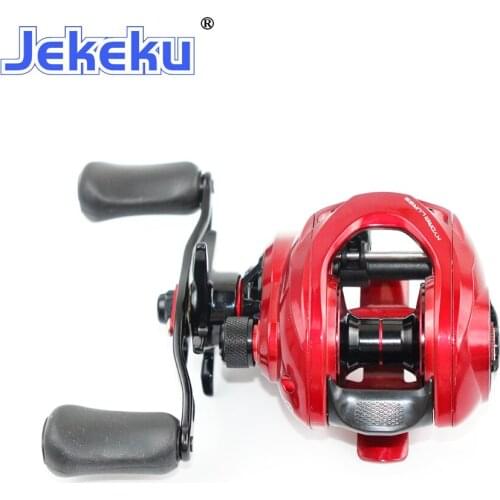 JEKEKU 2021 Baitcasting Fishing Reel NMB 18+1BB 8.1:1 High Speed Magnetic Brake System Max Drag 7kg Aluminum Spool and Handle