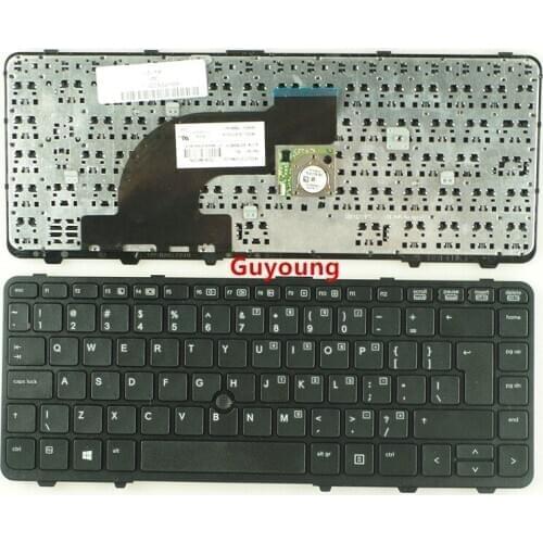 Laptop Keyboard for HP PROBOOK 640 G1 645 G1 black UK English layout with Mouse Point