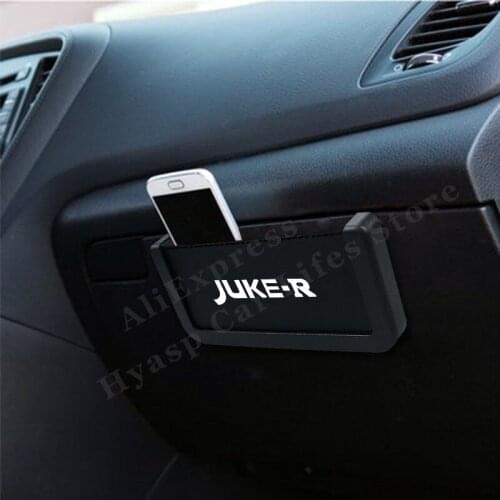 Car Organizer Box For Nissan Juker Accessories Auto Mobile Phone Holder Pocket Pu Leather Interior Parts