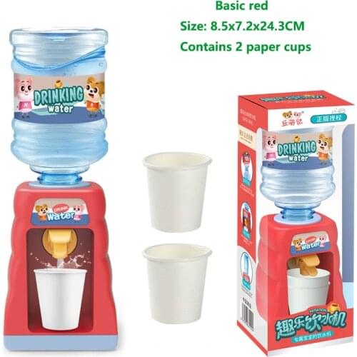Kitchen Toy Mini Drinking Fountain Toy Cool Water Dispenser Simulation Appliance Toy Pretend Play Kitchen Play Toy For Kids