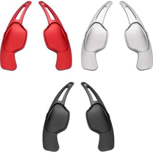 2 Pcs Car Steering Wheel Shift Paddle Shifter Extended DSG For Cadillac XTS 2013-18 Aluminum Shift Paddle Blade Car Accessories