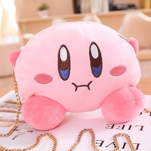 Cute plush toy lovely sweet pink kabi crossbody bag soft girl creative birthday gift for girlfriend 1 pc