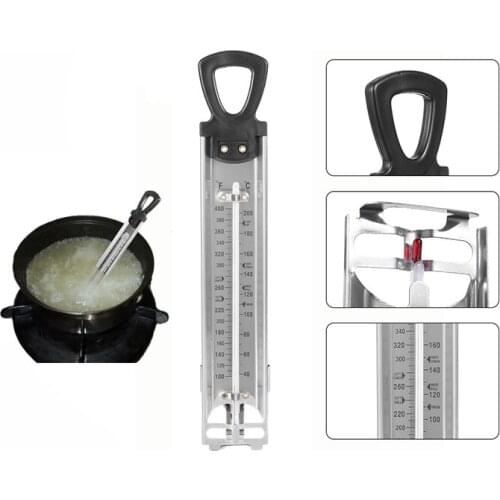 Stainless Steel Kitchen Craft Cooking Thermometer For Jam Sugar Candy Home Use Thermometer Household Temperature Detector Tool