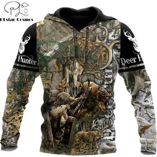 Bow Hunting Camo 3D All Over Printed Hoodie Men Sweatshirt Unisex Streetwear Zip Pullover Casual Jacket Tracksuits KJ0231