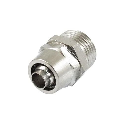 16mm 3/8" PT Male Thread Dia Pneumatic 6.5mm Air Hose Quick Coupler Connector