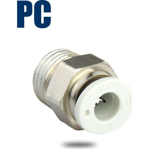Air Pneumatic 10mm 8mm 12mm 6mm 4mm Hose Tube 1/4"BSP 1/2" 1/8" 3/8" Male Thread Air Pipe Connector Quick Coupling Brass Fitting