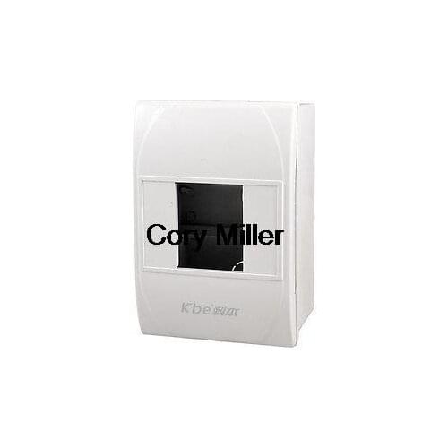 2-4 Way Rectangular White Hard Plastic Electrical Distribution Box