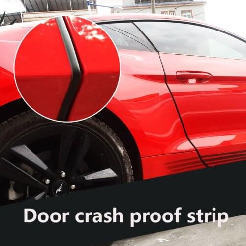 Car Door rubber strip Front hood seam sealing Side body anti-scratch Transparent strip for 15-20 Ford Mustang