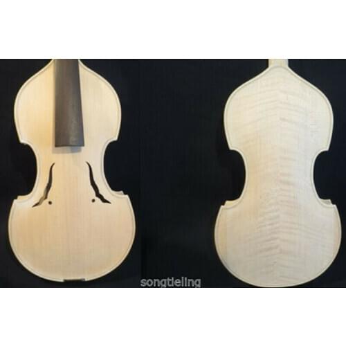 Hand carved Baroque style SONG unfinished 4 string 4/4 violin,white violin#11206