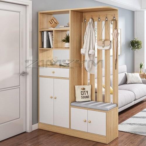 Living room partition cabinet wine cabinet simple modern entrance hall cabinet porch cabinet double-sided entrance screen