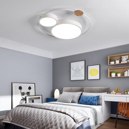 Nordic Modern Led Macaron Round Ceiling Lights for Living Room Dining Room Bedroom Home Decor Indoor Lighting Childrens Lamp