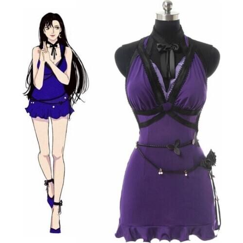 Unisex Anime Cos FF7 Final Fantasy 7 Tifa Lockhart Cosplay Costumes Uniform Sets Suit