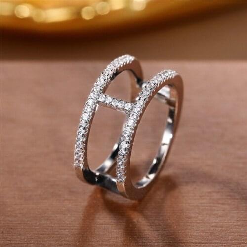 VAGZEB Rings With Crystals