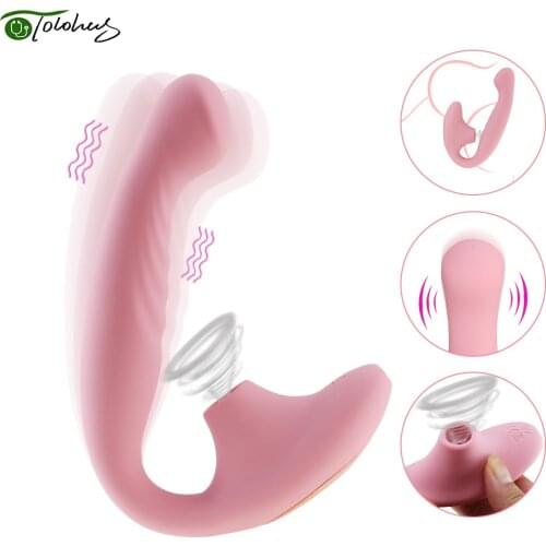 Vagina Sucking Vibrator 10 Speeds Vibrating Sucker Oral Sex Suction Clitoris Stimulator Erotic Sex Toy for Women Sexual Wellness