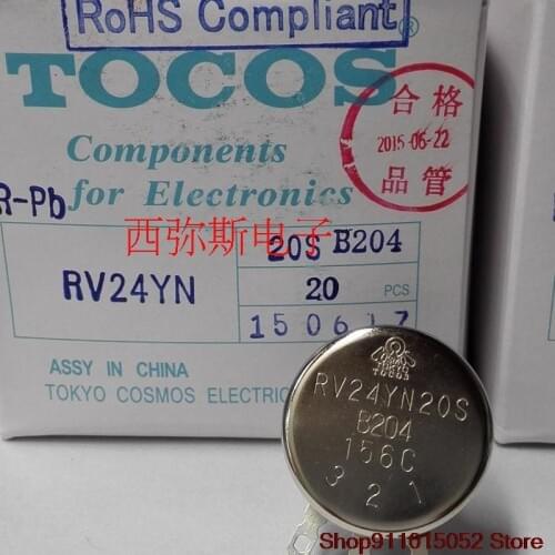 Japan original TOCOS carbon film potentiometer RV24YN20SB204 200 k TOKYO MOSCOM