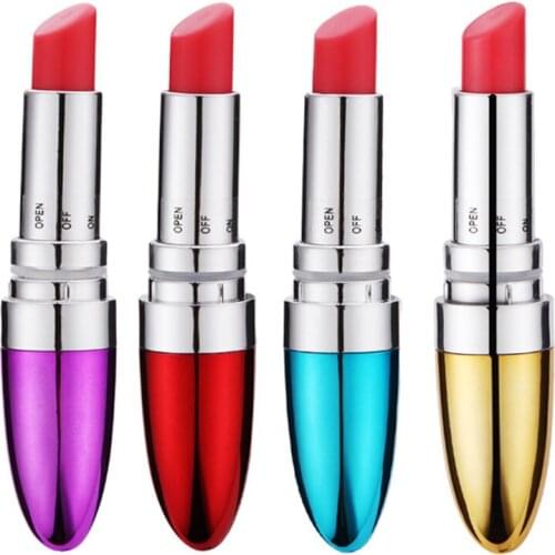 Women Portable G-Spot Vibrator Small Bullet Vibrator Massager Lipsticks Vibrator Clitoris Stimulator Erotic Product Sex Toys