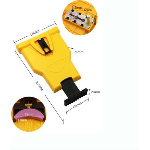Teeth Sharpener Saw Chain Sharpener Bar-Mounted Fast Grinding Electric Power Chainsaw Chain Sharpener Woodworking Tools