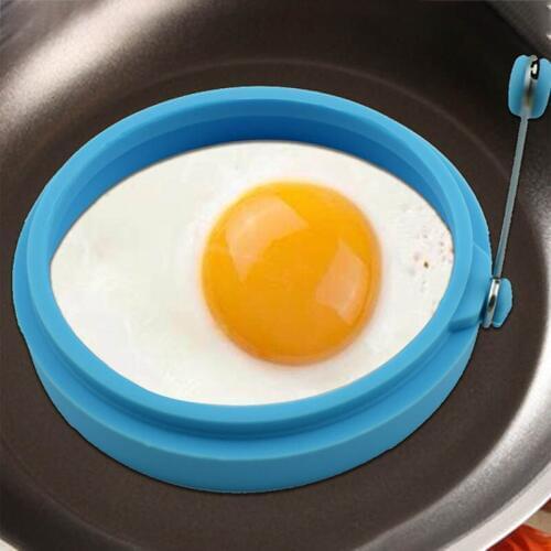 1pcs New Silicone Fried Egg Pancake Ring Omelette Round Shaper Eggs Mould for Cooking Breakfast Frying Pan Oven