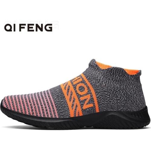 2021 Fashion Men Women Fitness & Cross-Training Shoes Slip on Jogging Sneakers Trendy Footwear Indoor Barefoot Sock Sports Shoes