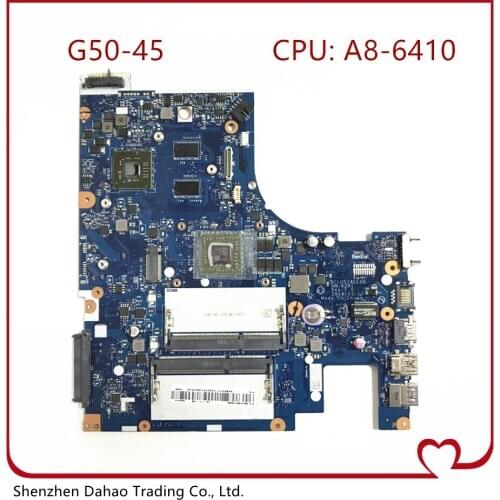 ACLU5 ACLU6 NM-A281 For Lenovo Ideapad G50-45M G50-45 15 Inch laptop motherboard 5B20H55113 With A8-6410 CPU R5 M230 GPU