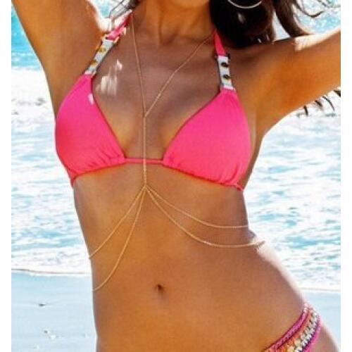 Woman Chain for women stainless steel Summer Sexy Bikini Waist Chain Boho Beach Body Jewelry tl003 tl004