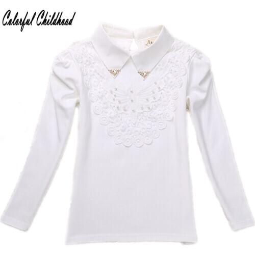 Белые блузки для девочек Colorful Childhood China At AliExpress