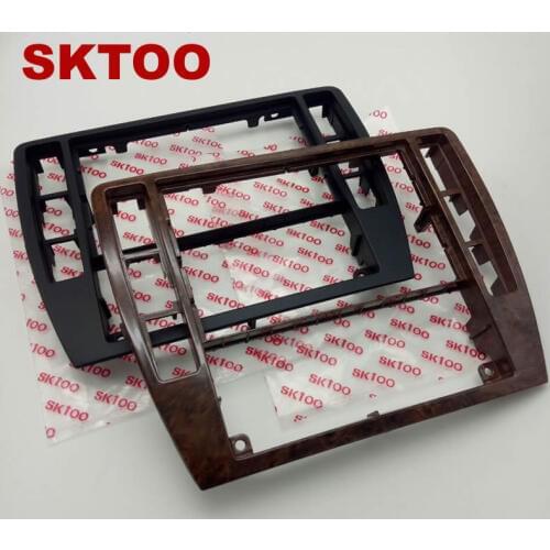 SKTOOFor VW PassatB5 Middle Escutcheon Center Decorative Box Dashboard Console Panel CD Recorder Frame Radio Face Trim 3B0858069