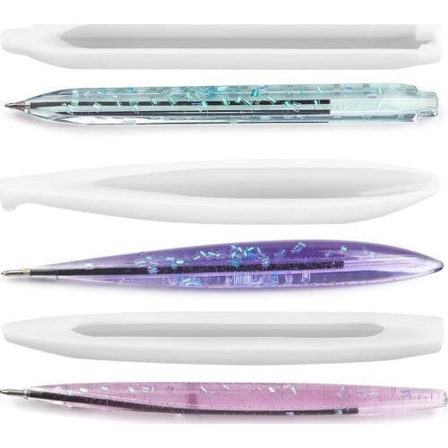 Resin Mold DIY Pen Holder Silicone Molds UV Epoxy Crafts Resin Casting Molds for Jewelry Making Tools