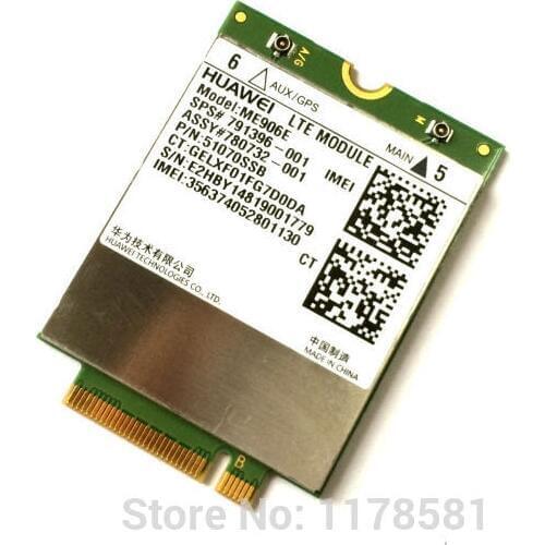 ME906E 4G LTE WCDMA/HSDPA/HSUPA/HSPA+ GPRS/EDGE NGFF Modules SPS# 791396-001