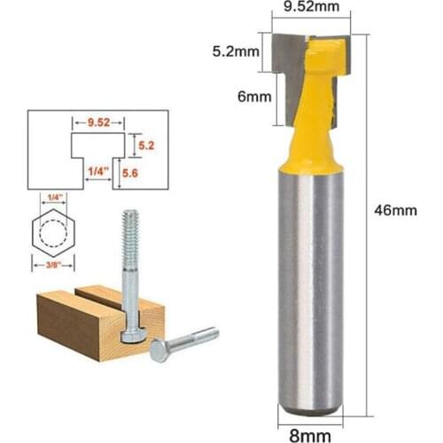 Woodworking Keyhole Knife Wood Picture Frame Wall Hanging T-shaped Keyhole Knife Woodworking Slotting Knife Woodworking Milling