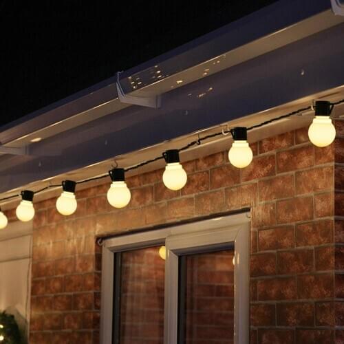 LED Garden lighting Outdoor Street Lawn lamp Garden Decoration lights String Bulb 5M/10M/15M 20M For Christmas Wedding 220V