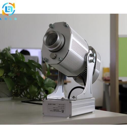 Rotate 80W Logo Gobo Projector Waterproof Advertising Rustproof 10000lm 80W Led Custom Image Gobo Projector Two Years Warranty