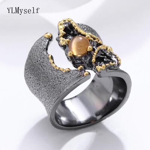 YLMyself Women's Gold Rings