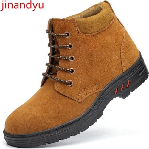 Safety Shoes Men Steel Toe Indestructible Shoes Anti-puncture Anti-scald Safety Work Boots Industrial Footwear Zapatos De Hombre