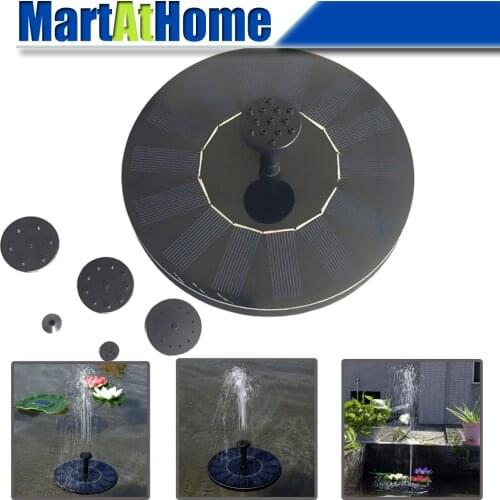 1.5W Suspended Solar Fountain Pumping Head 110CM 190L/H Input 7VDC for Garden Pond, Bird bath