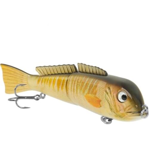 2 Segment Swimbait Glide Bait Lifelike Multi Jointed Big Game Lure 13cm 24g Pike Muskie Walleye Bluegill Bass Lure Sea Fishing
