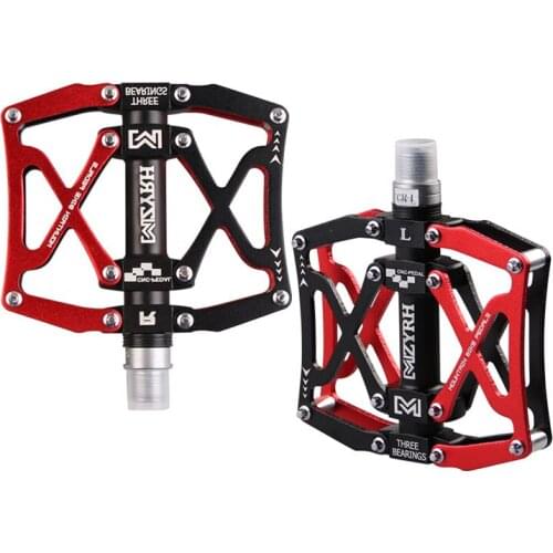 3 Bearings Aluminum Alloy MTB Bike Pedal Composite Mountain CNC High-Strength Non-Slip Bicycle Pedals For Road Bicycle Bike DIY