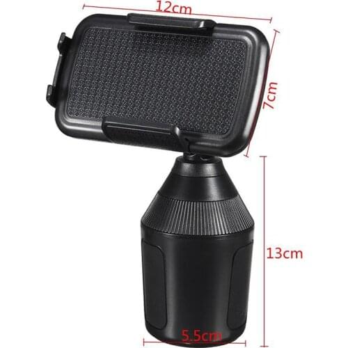 USA Stock 360 Degree Short/Long Car Cup Holder Car Mount For Cell Phones / GPS Bracket Interior Accessories For Iphone/Android