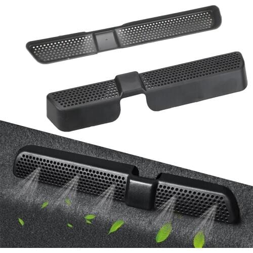 LEEPEE Car Air Vent Cover 2Pcs/Set Under Seat Air Conditioner Duct Outlet Covers Protector Cover