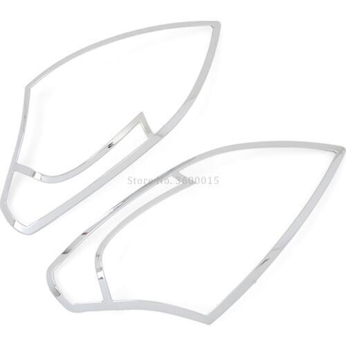 For Renault Koleos 2008 2009 2010 Chrome Front Head Light Lamp Cover Trim Headlight Frame Exterior Accessories Car Styling