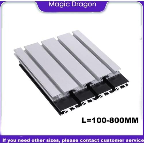 1PC 15180 Aluminum Profile Extrusion 100mm to 900mm Length CNC Parts Anodized Linear Rail for DIY CNC 3D Printer Workbench