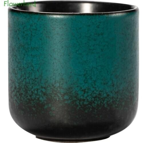 Kiln Turned Ceramic Porcelain Tea Cup Teawaware Kung Fu Tea Cup Set Turquoise Green Tea Cup Master Cup Home Simple Nordic